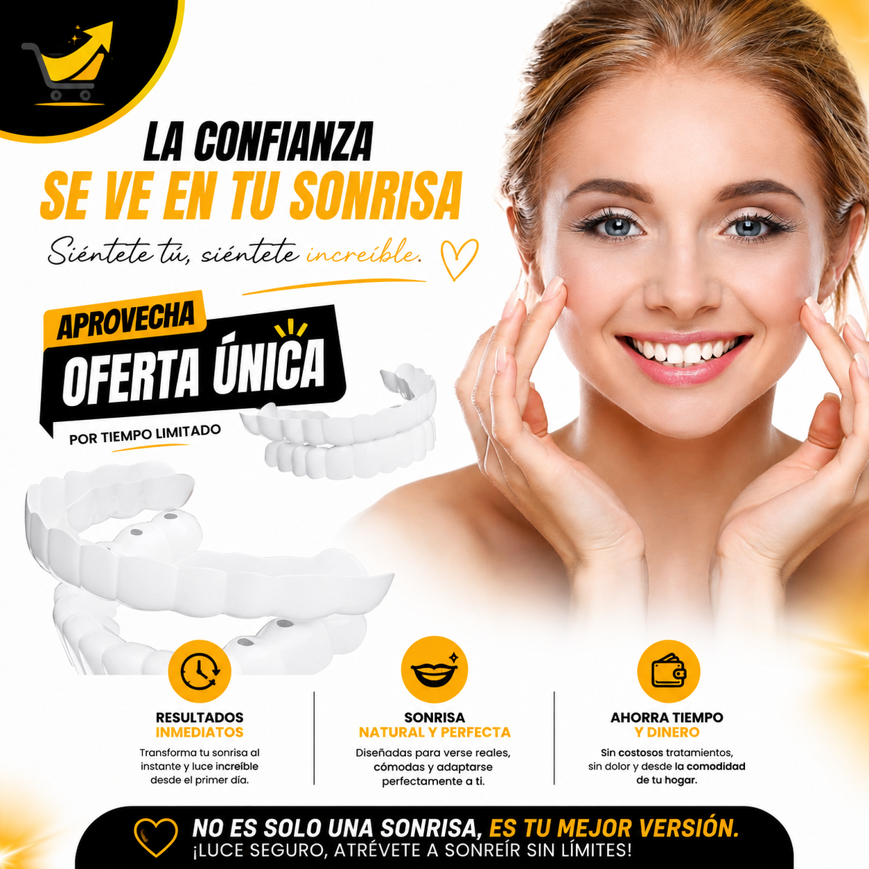 Pack de 3 Carillas Dentales con 50% de DESCUENTO