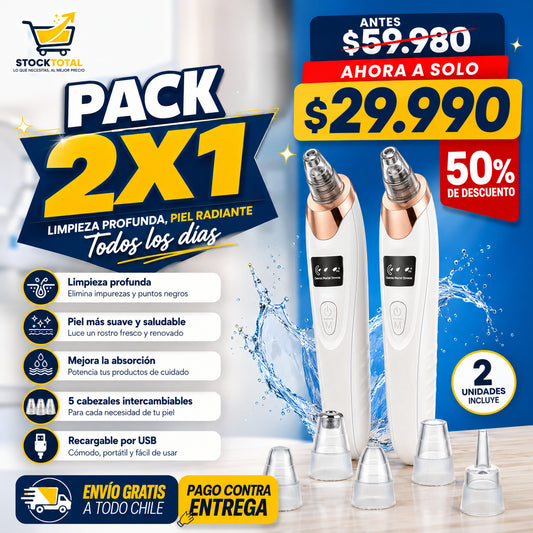 Succionador de Espinillas Pack 2X1