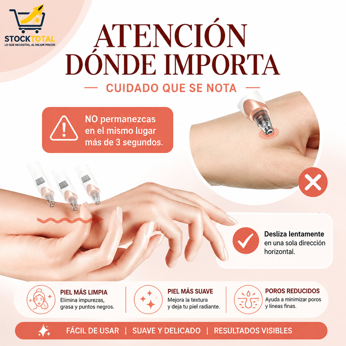 Succionador de Espinillas Pack 2X1