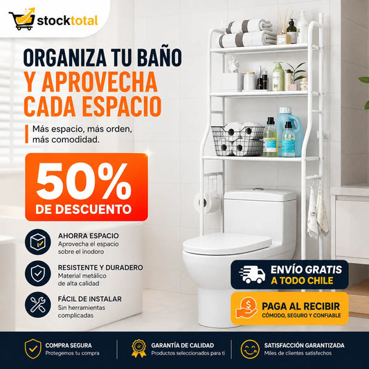 Organizador de Baño | 50% de Descuento
