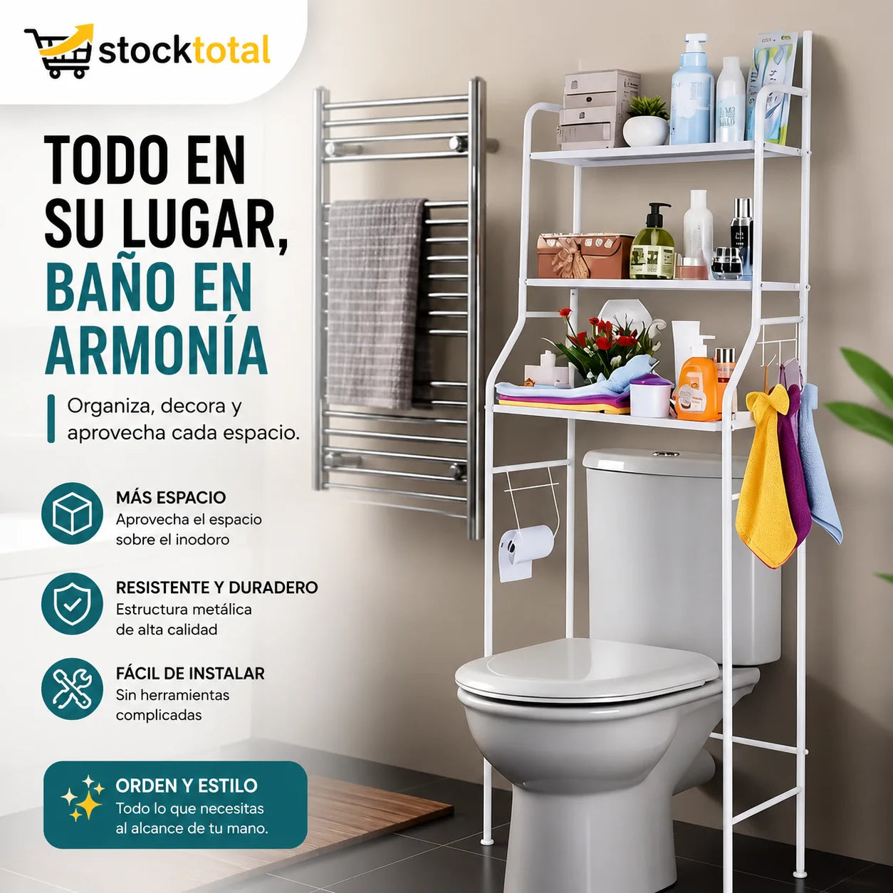 Organizador de Baño | 50% de Descuento