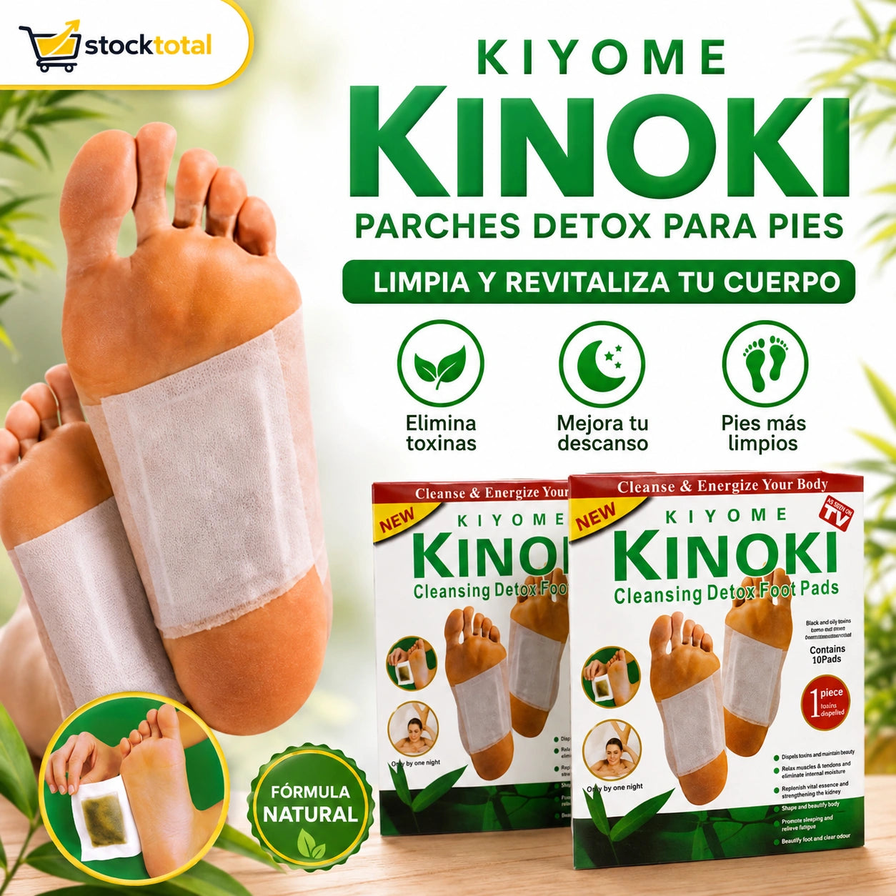 Kinoki Pack Full 50 a MITAD DE PRECIO
