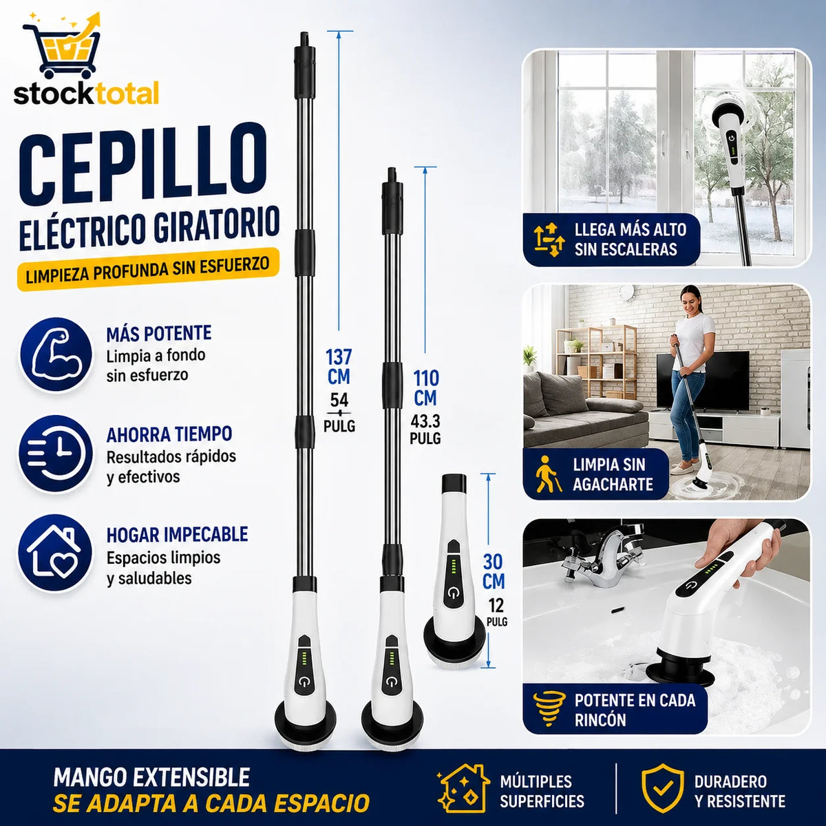 Cepillo Eléctrico 50% de DESCUENTO incluye 9 accesorios GRATIS