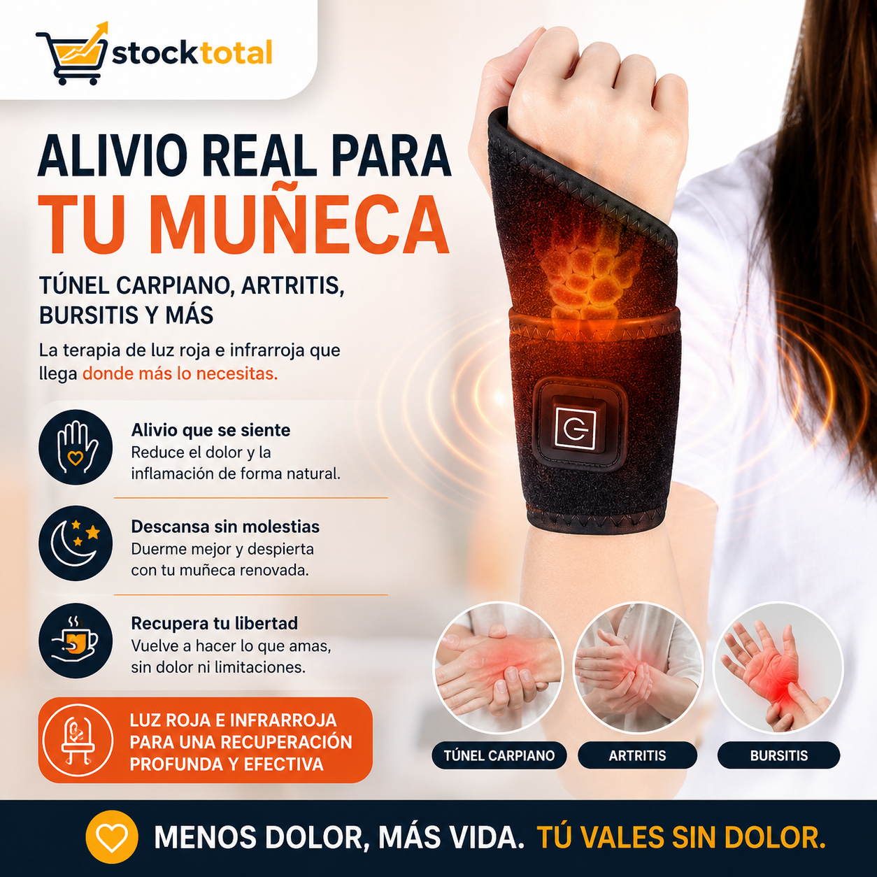 Muñequera para el Dolor 50% de DESCUENTO