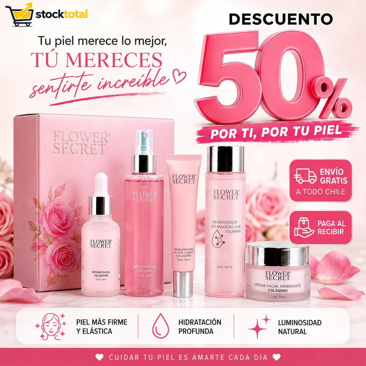 Kit Facial Colágeno 50% de DESCUENTO