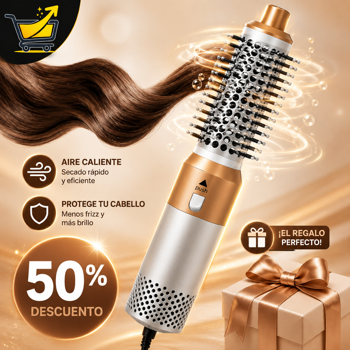 Cepillo Secador 5 En 1