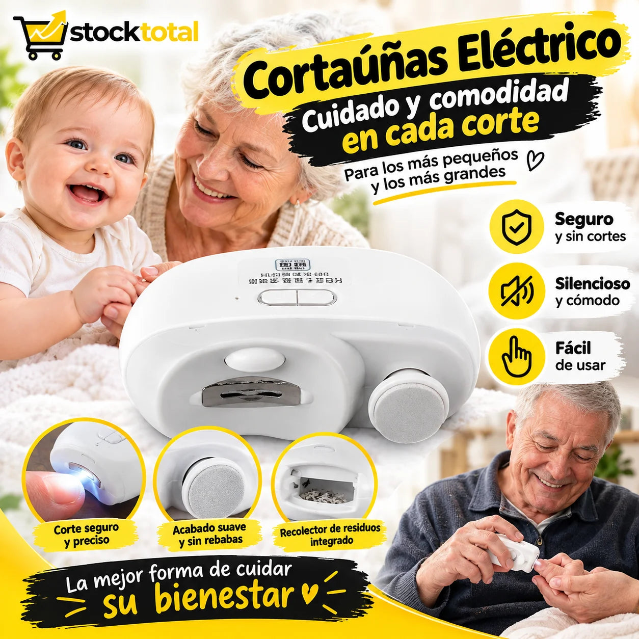 Corta Uñas Eléctrico | 50% de DESCUENTO