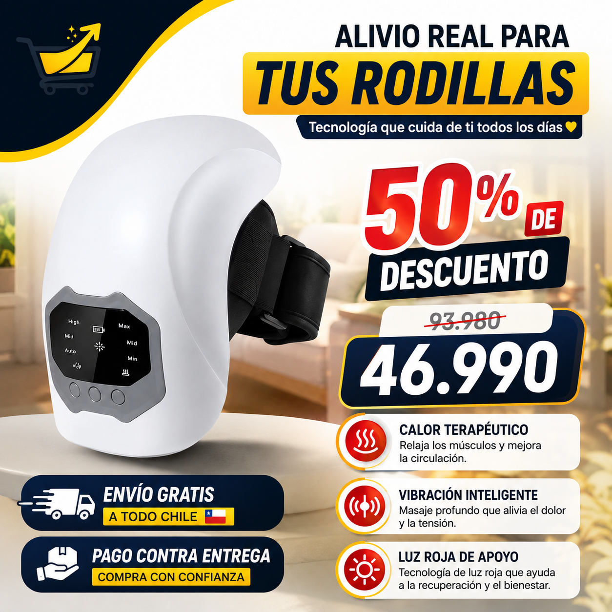 Masajeador de Rodilla | 50% DE DESCUENTO