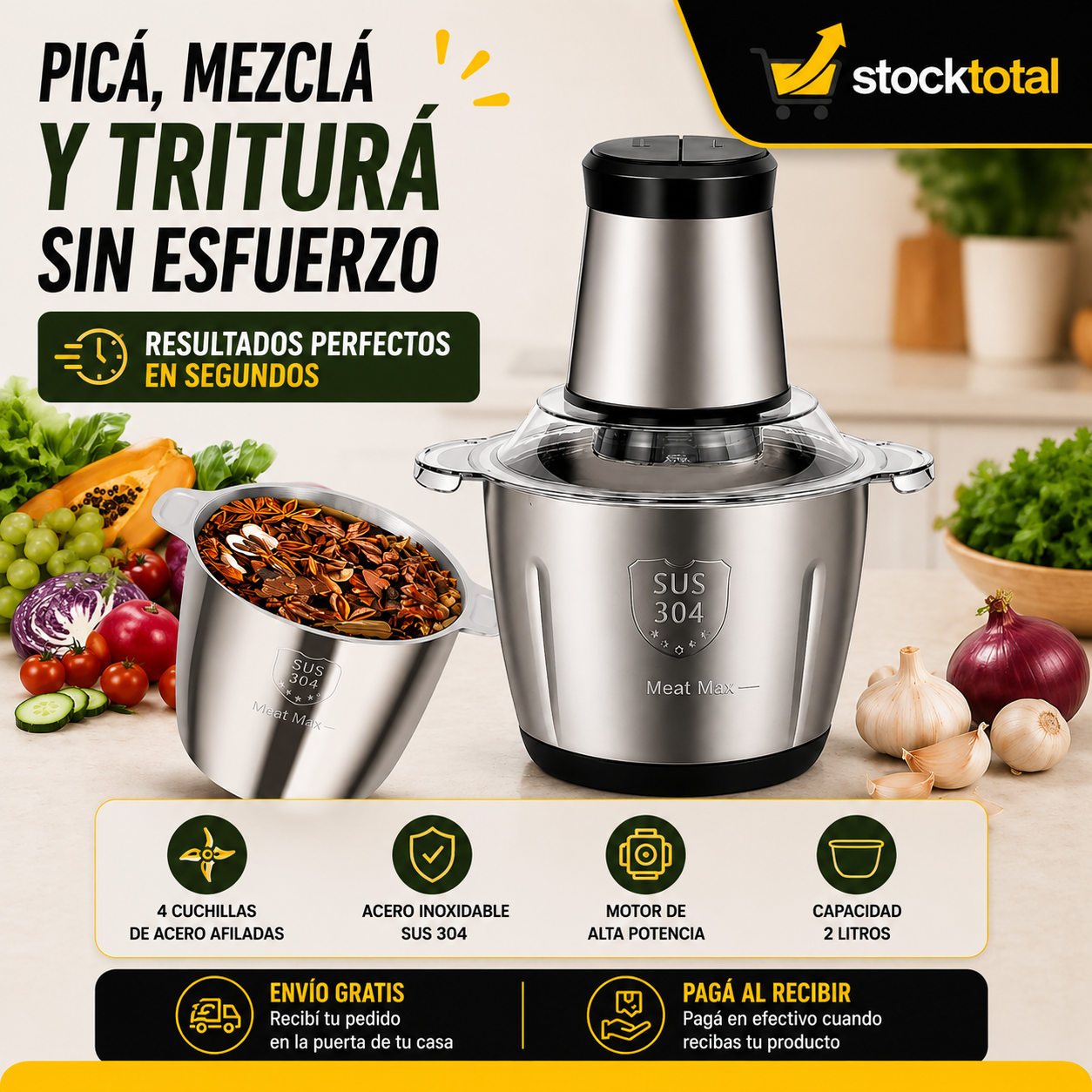 Picadora Turbo  50% OFF