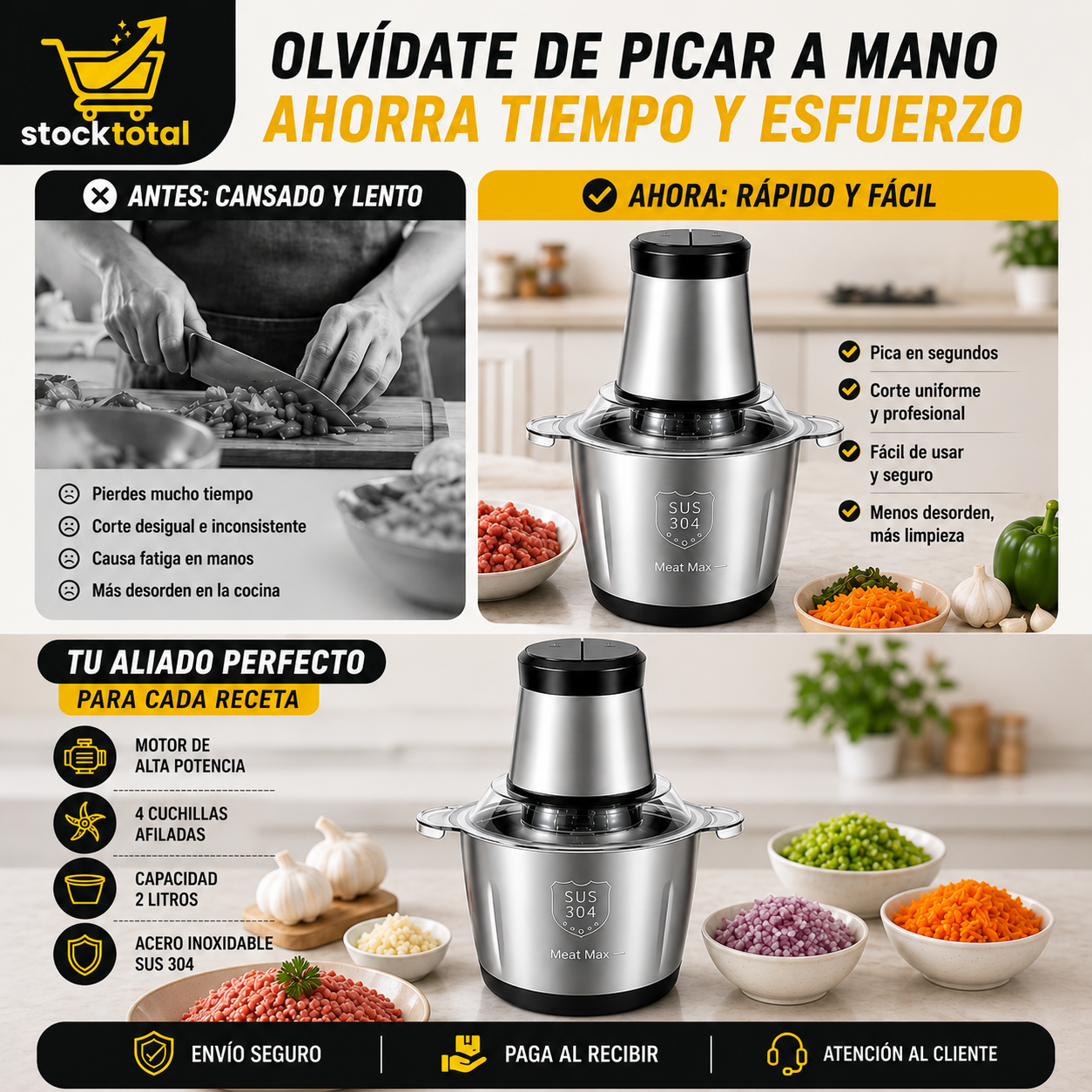Picadora Turbo  50% OFF