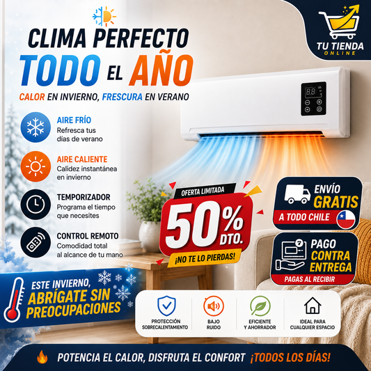 Aire Acondicionado Portátil | 50% de DESCUENTO